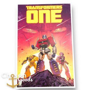 Transformers One Promotional Movie Poster Limited Edition 18x12" *Ships Next Day